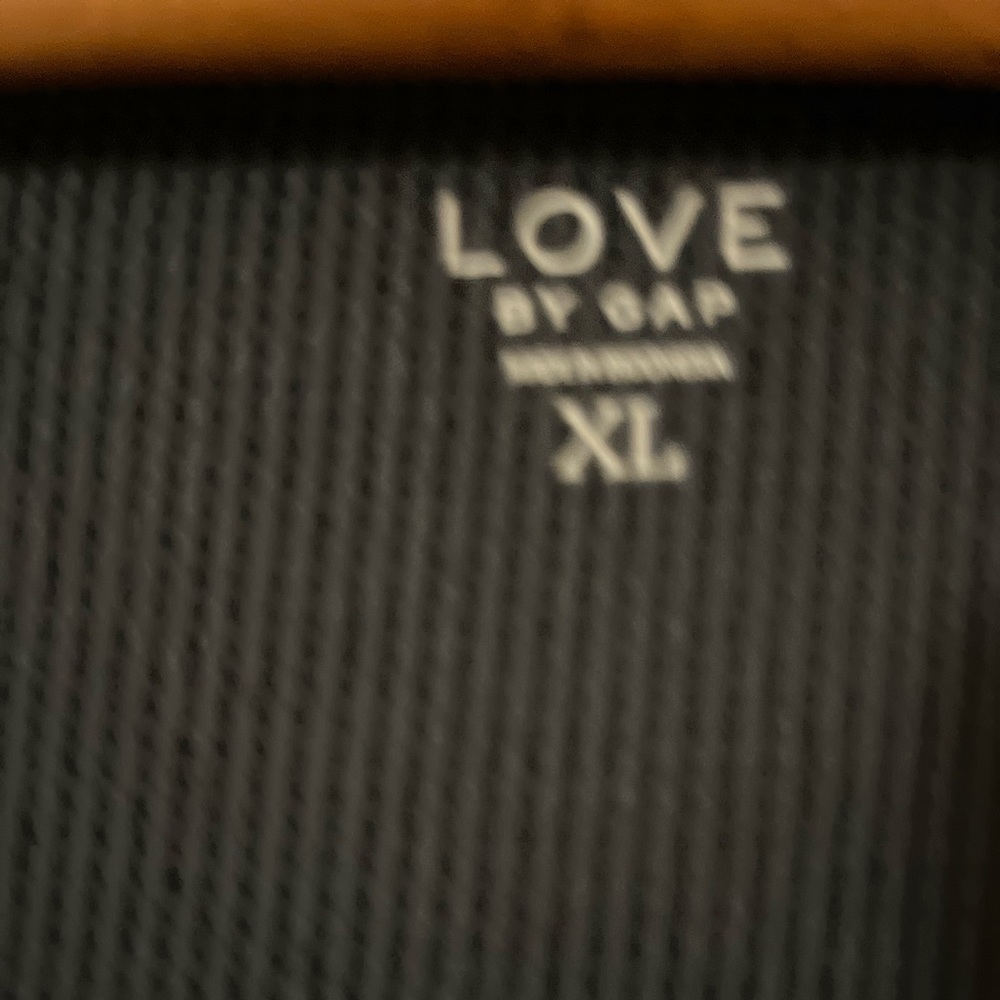 Love by gap xl grey shirt & lg bottoms